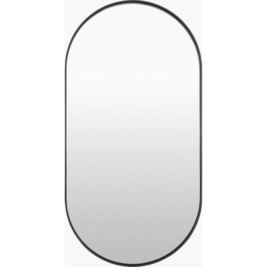 Carbondale Oval Accent Mirror by Livabliss in matte. Made from iron in a transitional style.