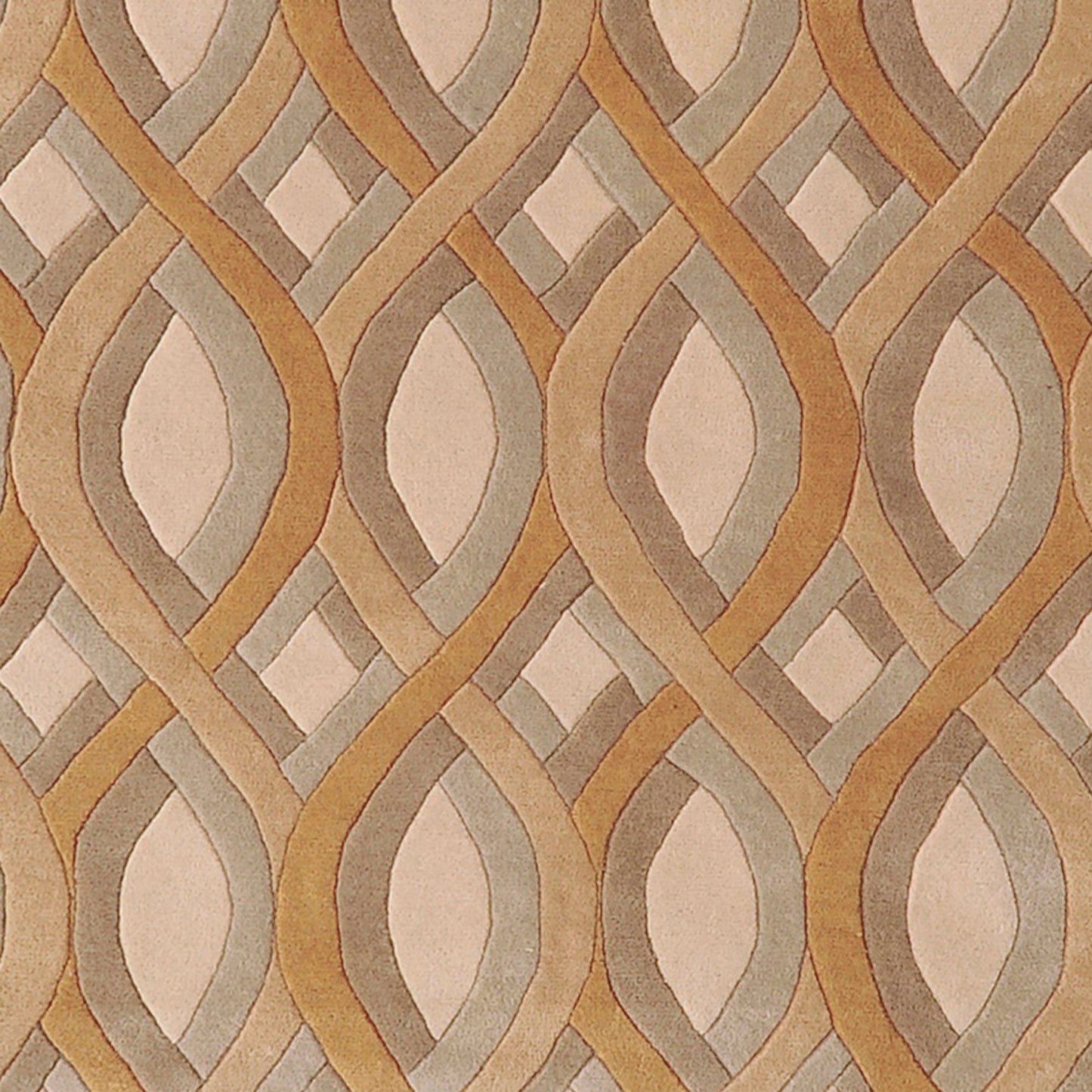 007 18150-9717 | Closeup | Modern Classics Rug - 219 by Surya in brown, tan, gray. Made from 100% new zealand wool in a unique style.