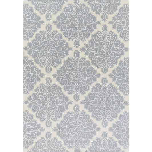 001 18186-9714 | Primary Silo | Modern Classics Rug - 266 by Surya in denim, light beige, cream. Made from 100% new zealand wool in a unique style.