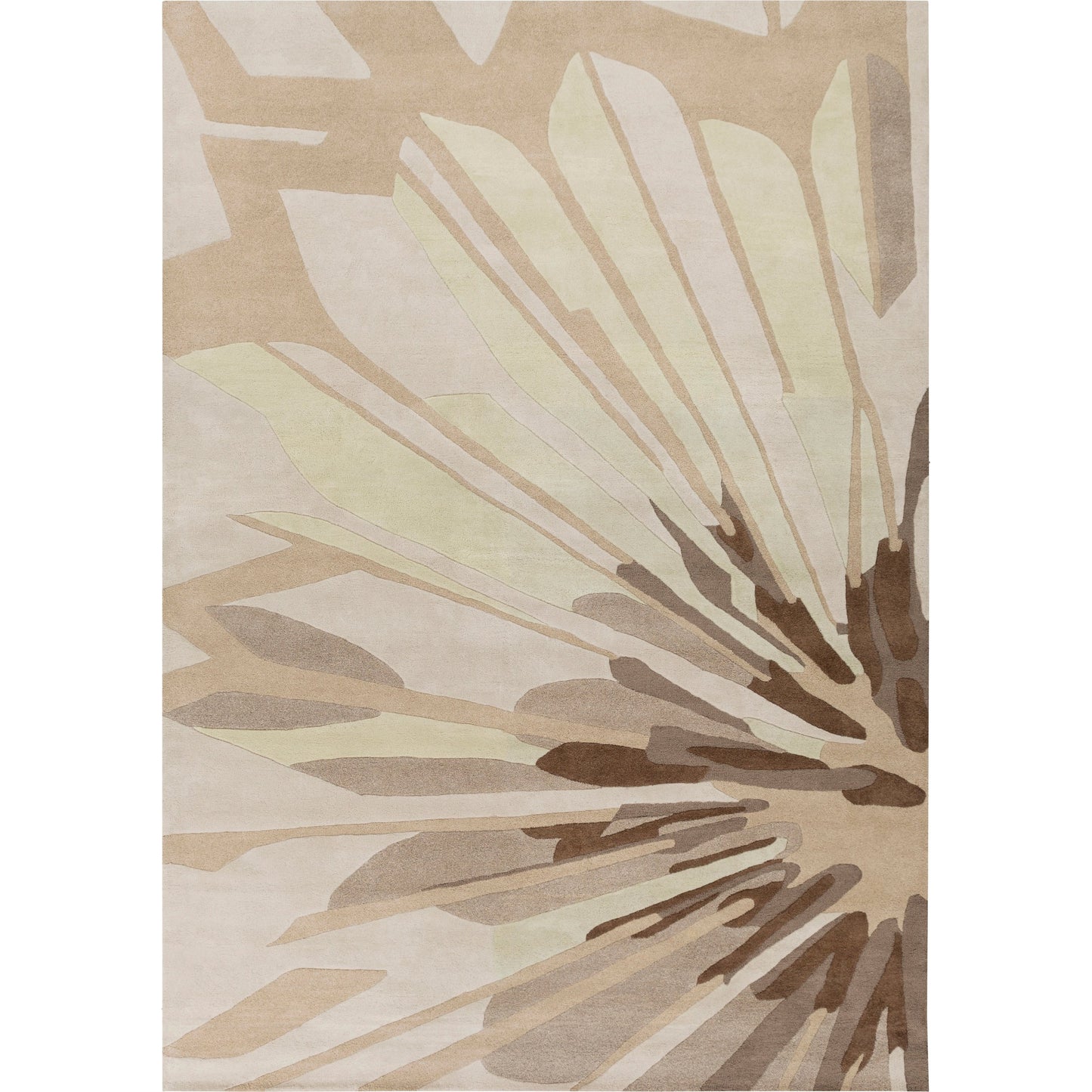 003 45944-9717 | Additional Silo | Modern Classics Rug - 830 by Surya in oatmeal, olive, gray, light gray, dark brown. Made from 100% new zealand wool in a unique style.