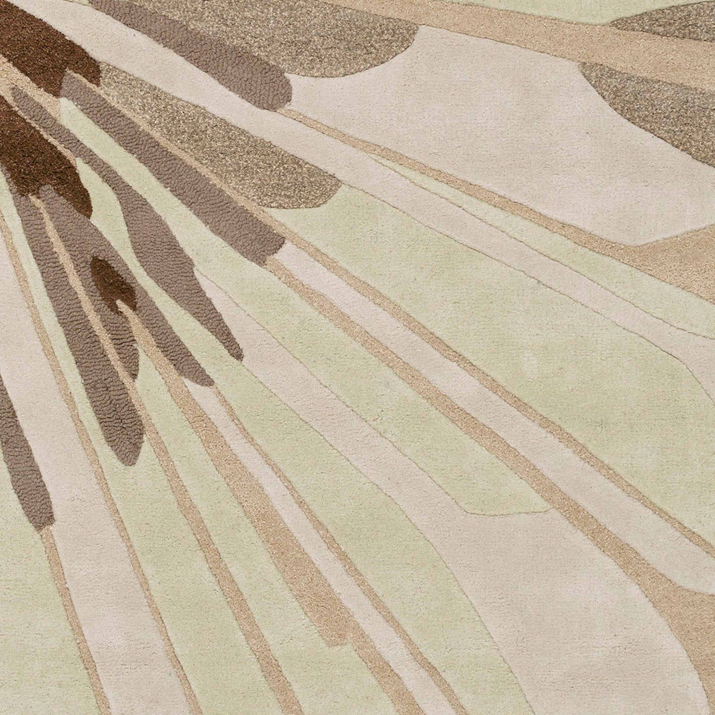 006 45944-9717 | Closeup | Modern Classics Rug - 830 by Surya in oatmeal, olive, gray, light gray, dark brown. Made from 100% new zealand wool in a unique style.