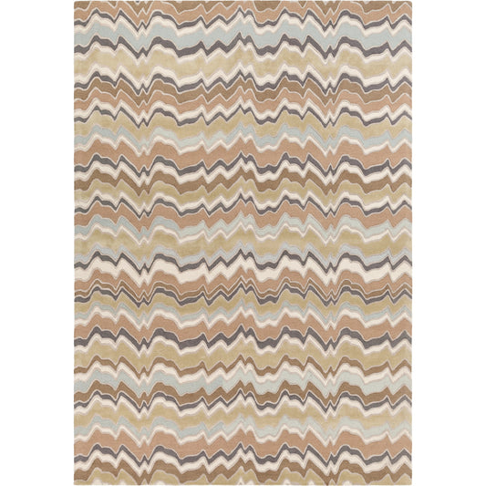 CAN-2042 Rug by Surya in light sage, tan, charcoal, dark brown. Made from 100% new zealand wool in a unique style.
