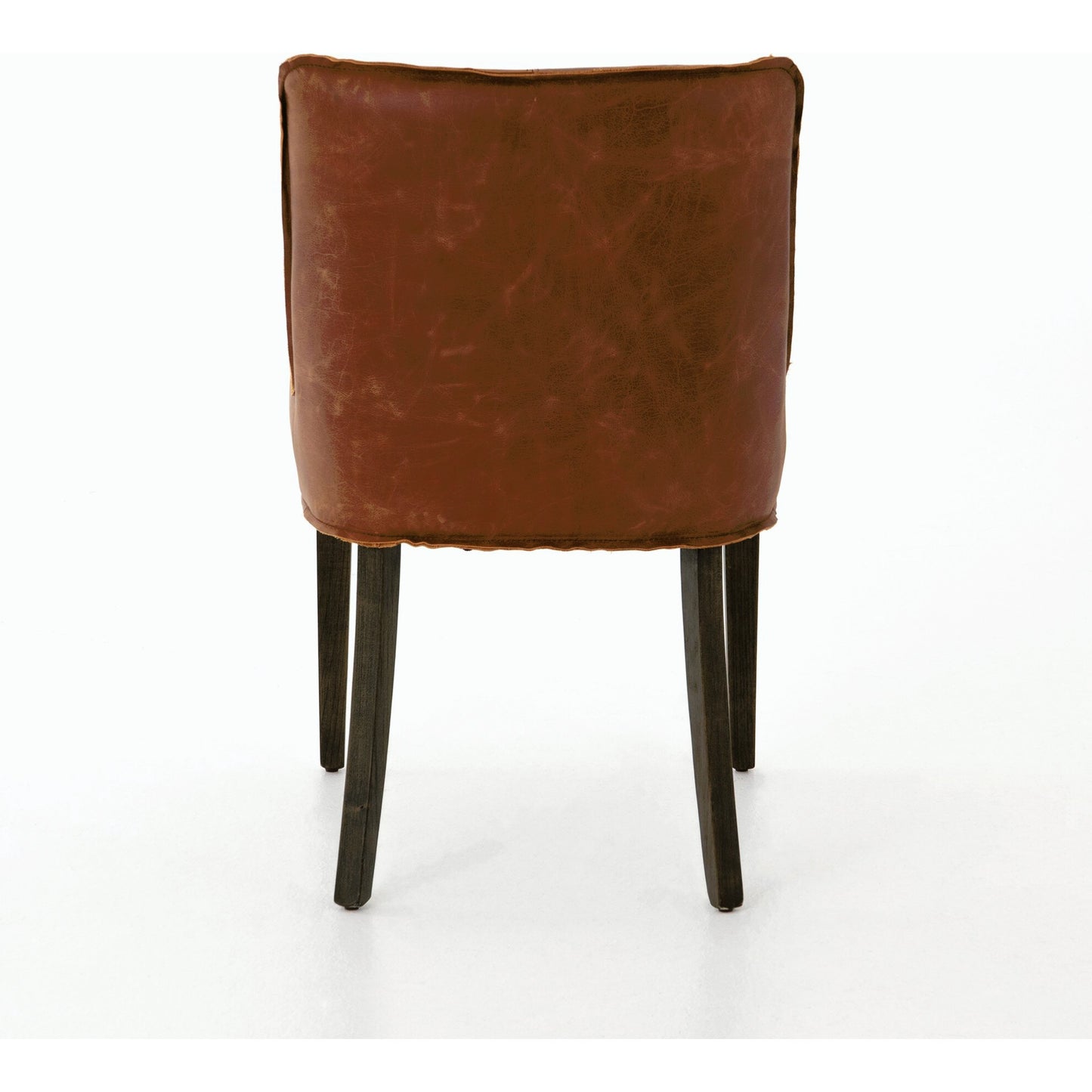 011 SR-711563 | Additional Silo | Aria Dining Chair by Four Hands in sienna chestnut, warm nettlewood and sienna chestnut. Made from top grain leather, solid nettlewood, 100% polyester in a modern style.
