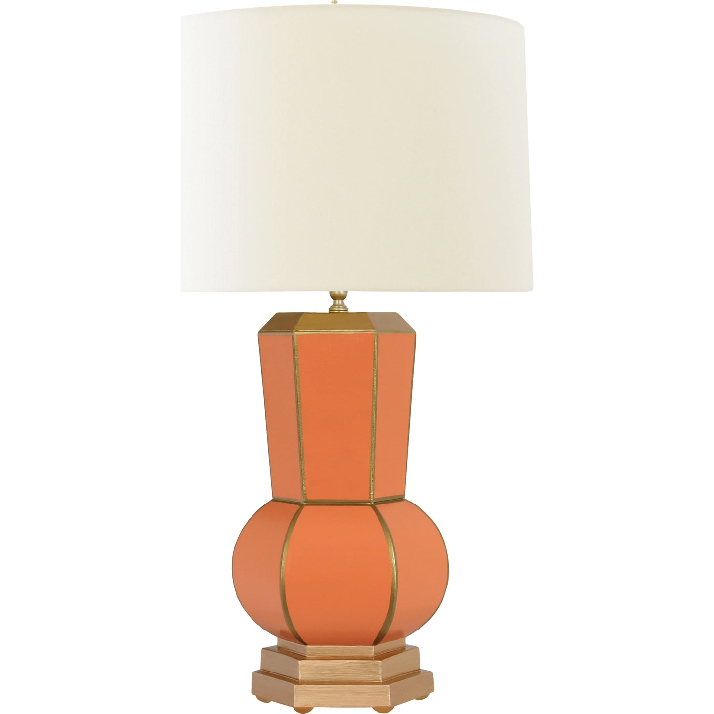 001 SI-1966039 | Primary Silo | Catalina Table Lamp by Worlds Away in orange. Made from unique in a modern style.