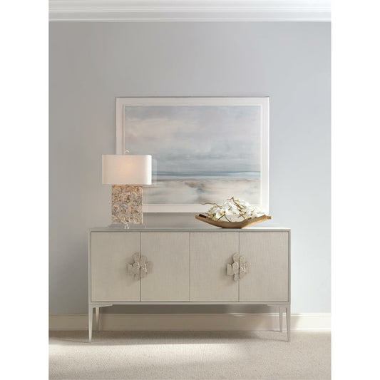 Carol Benson Cobb Simpatico by John-Richard in natural. Made from acrylic in a coastal style.