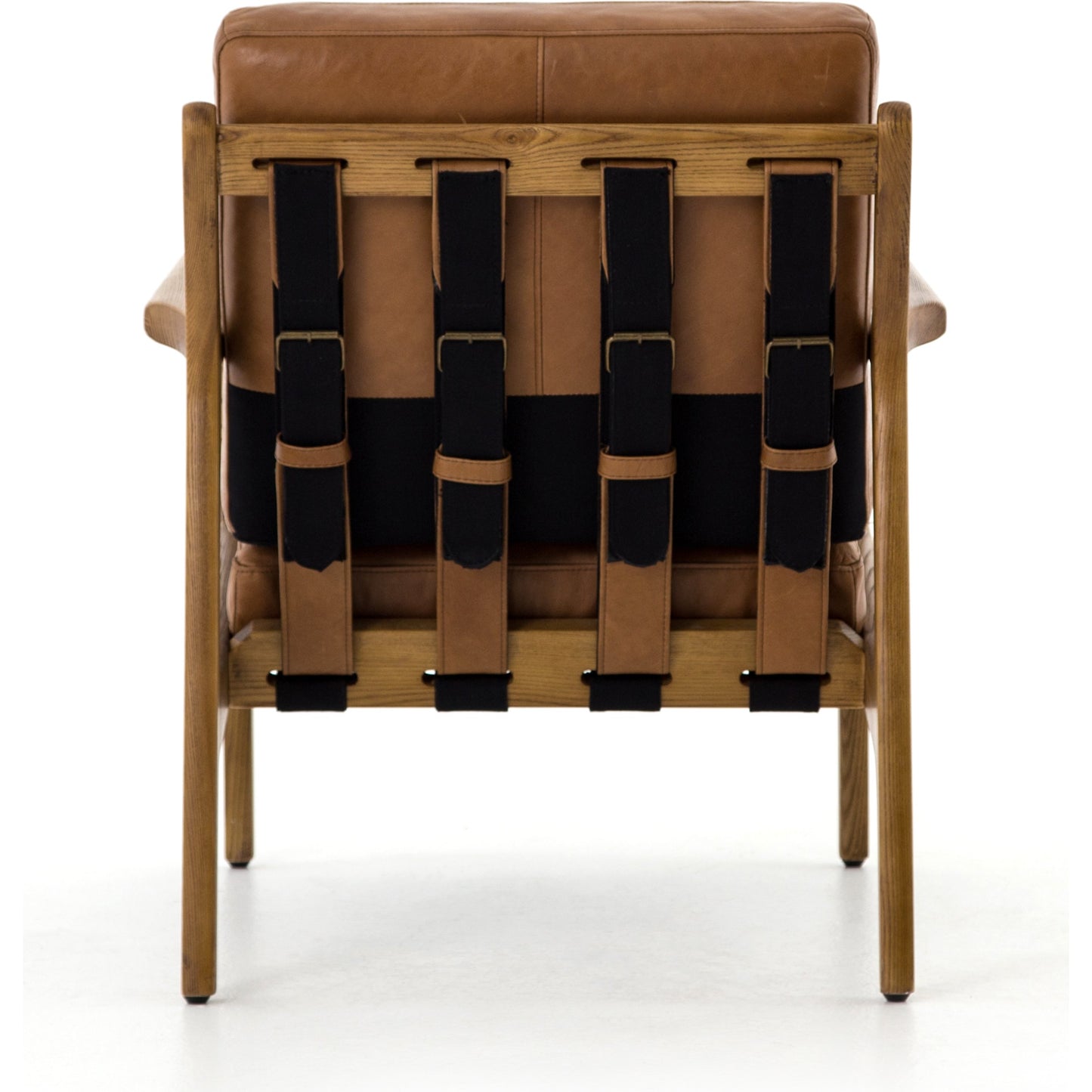 006 S-258371 | Additional Silo | Silas Chair by Four Hands in patina copper, ash wood natural. Made from top grain leather, solid ash in a cottage & farmhouse style.