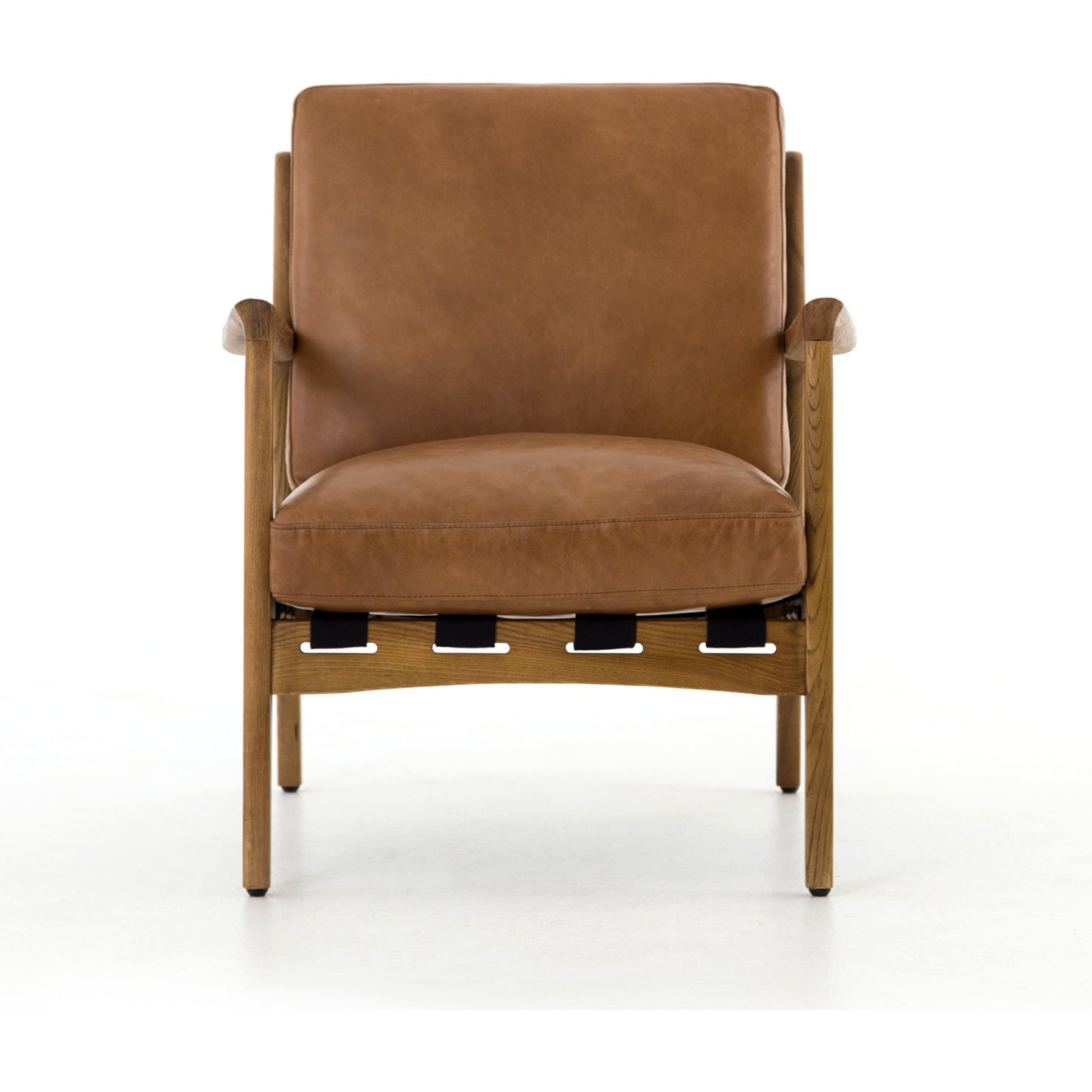 004 S-258371 | Additional Silo | Silas Chair by Four Hands in patina copper, ash wood natural. Made from top grain leather, solid ash in a cottage & farmhouse style.