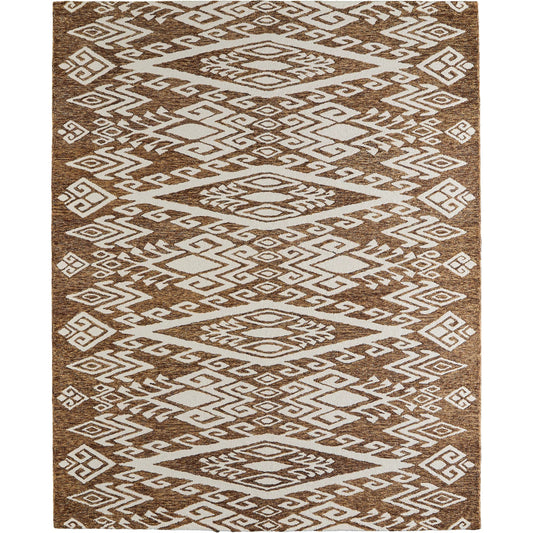 Wallace Transitional WAL8A43F Rug by Feizy in brown, white. Made from wool in a unique style.