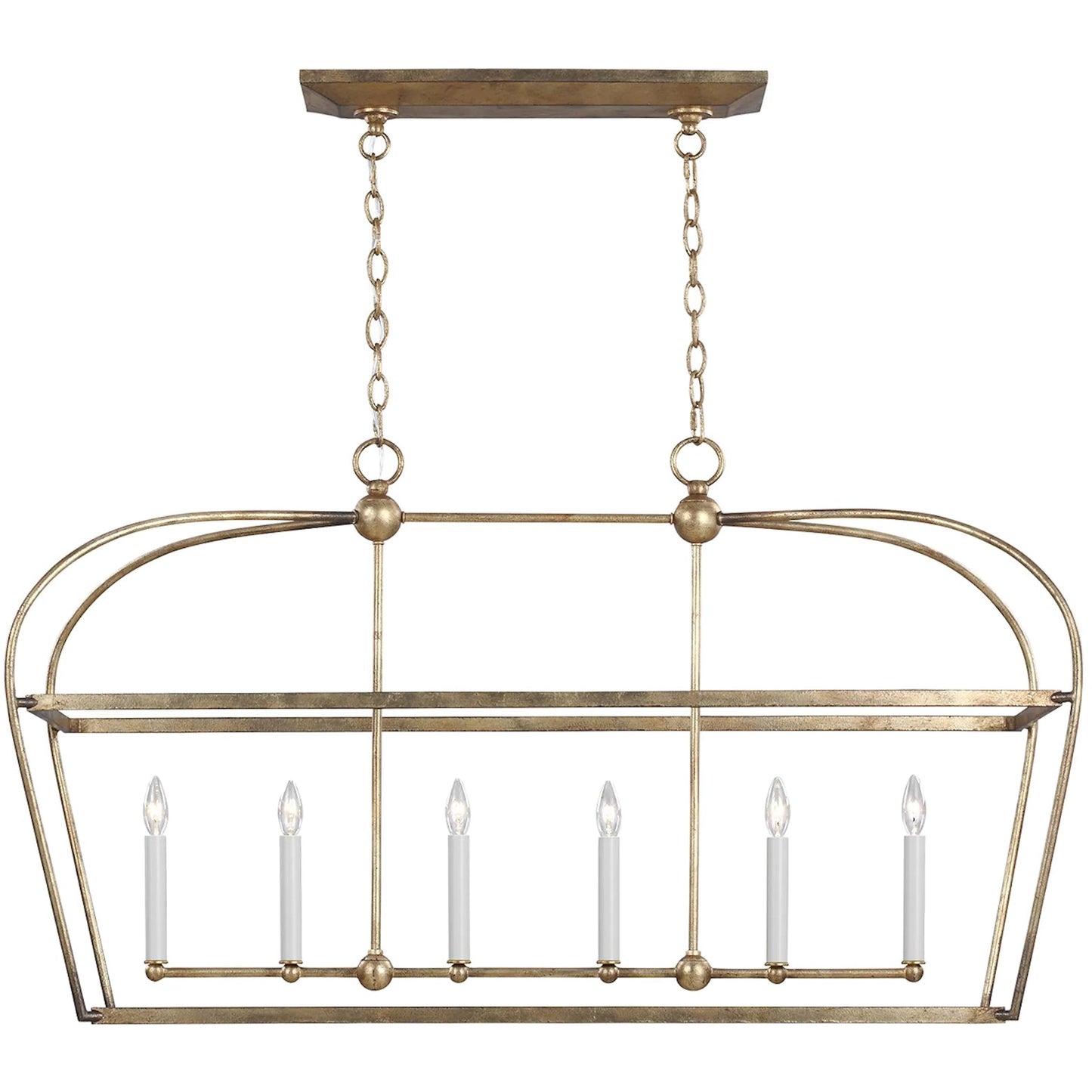 001 SI-2233972 | Primary Silo | Stonington Linear Lantern by Visual Comfort & Co. in antique gild. Made from steel in a unique style.