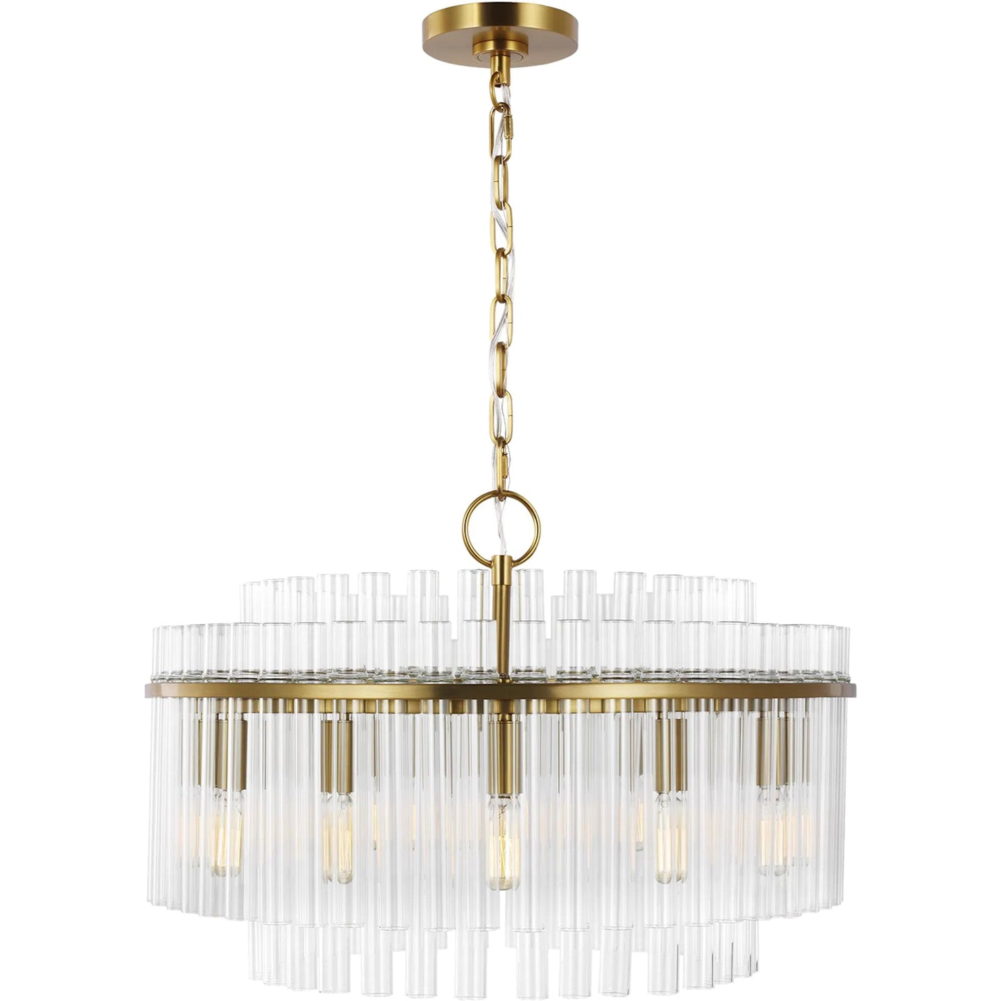002 SI-2233983 | Primary Silo | Beckett Medium Chandelier by Visual Comfort & Co.. Made from steel in a unique style.