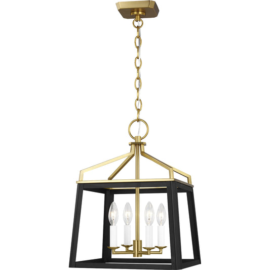 Carlow Medium Lantern by Visual Comfort & Co.. Made from steel in a traditional style.