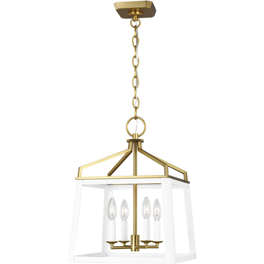 Carlow Medium Lantern by Visual Comfort & Co.. Made from steel in a traditional style.