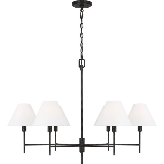 001 SI-2456485 | Primary Silo | Ridgewood Chandelier by Visual Comfort & Co.. Made from steel in a traditional style.