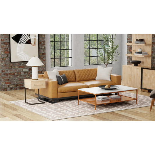 Fannin Transitional Geometric Rug - 0756F by Feizy. Made from viscose, leather in a unique style.