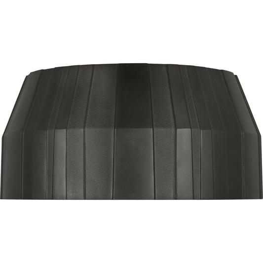 Bling Medium Flush Mount by Visual Comfort & Co. in plated dark bronze. Made from aluminum in a modern style.