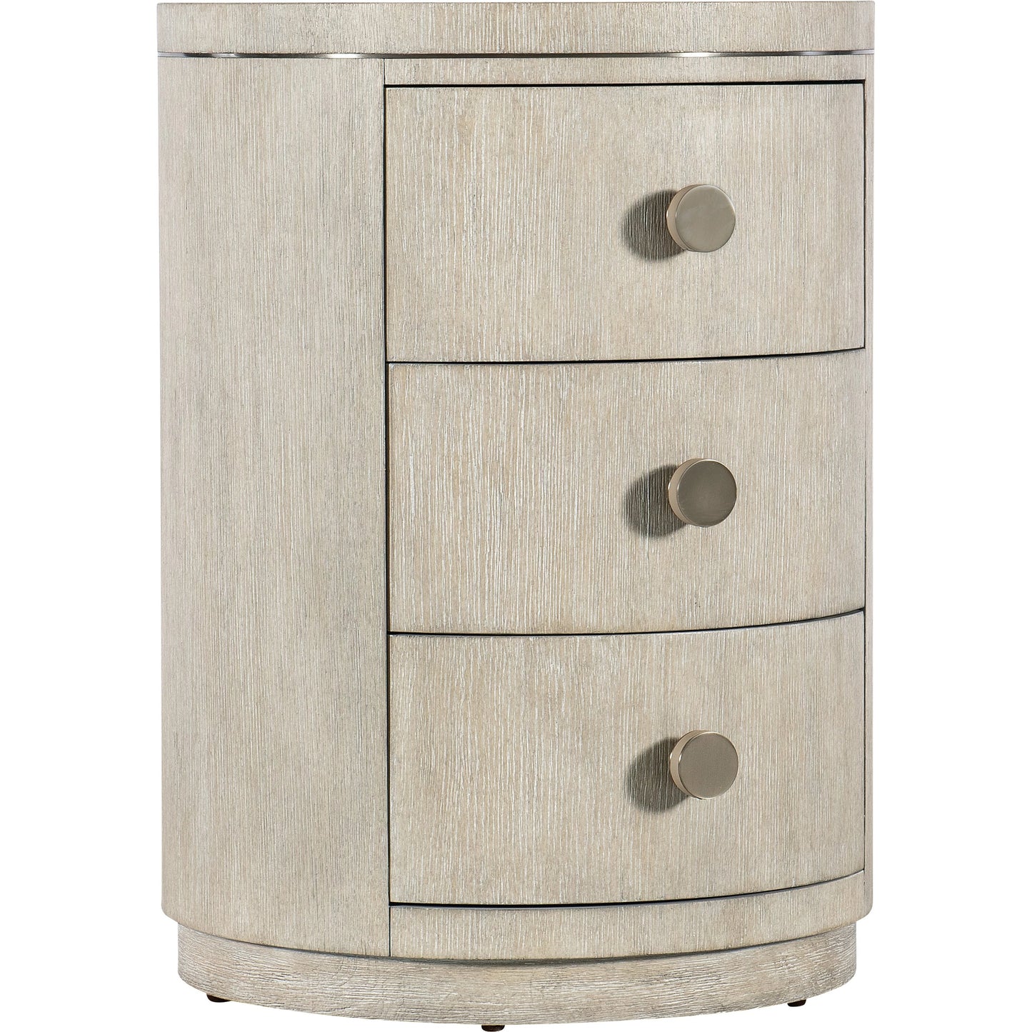 001 SI-2133687 | Primary Silo | Modern Mood Round Nightstand by Hooker Furniture. Made from oak veneers in a modern style.