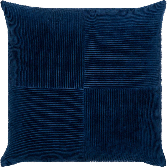 Corduroy Quarters Pillow - 29646 by Livabliss. Made from front: 100% cotton, back: 100% cotton in a modern style.