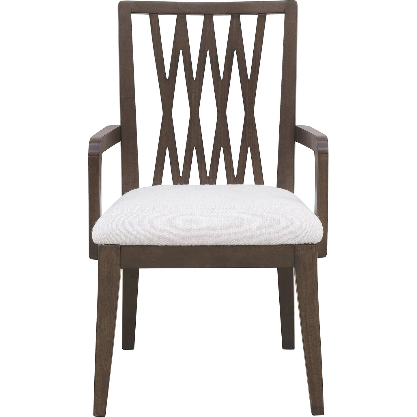 002 SI-2449352 | Additional Silo | Asher Park Wood Back Arm Chair by Pulaski Furniture in piano brown. Made from eucalyptus veneers in a unique style.