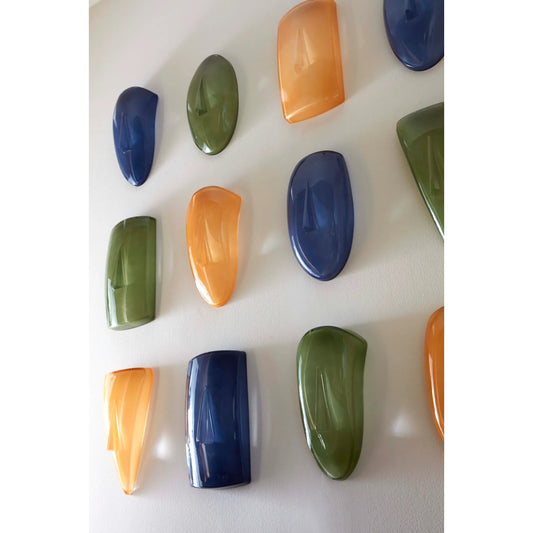 Triangle Cycladic Wall Art by Phillips Collection. Made from glass in a unique style.