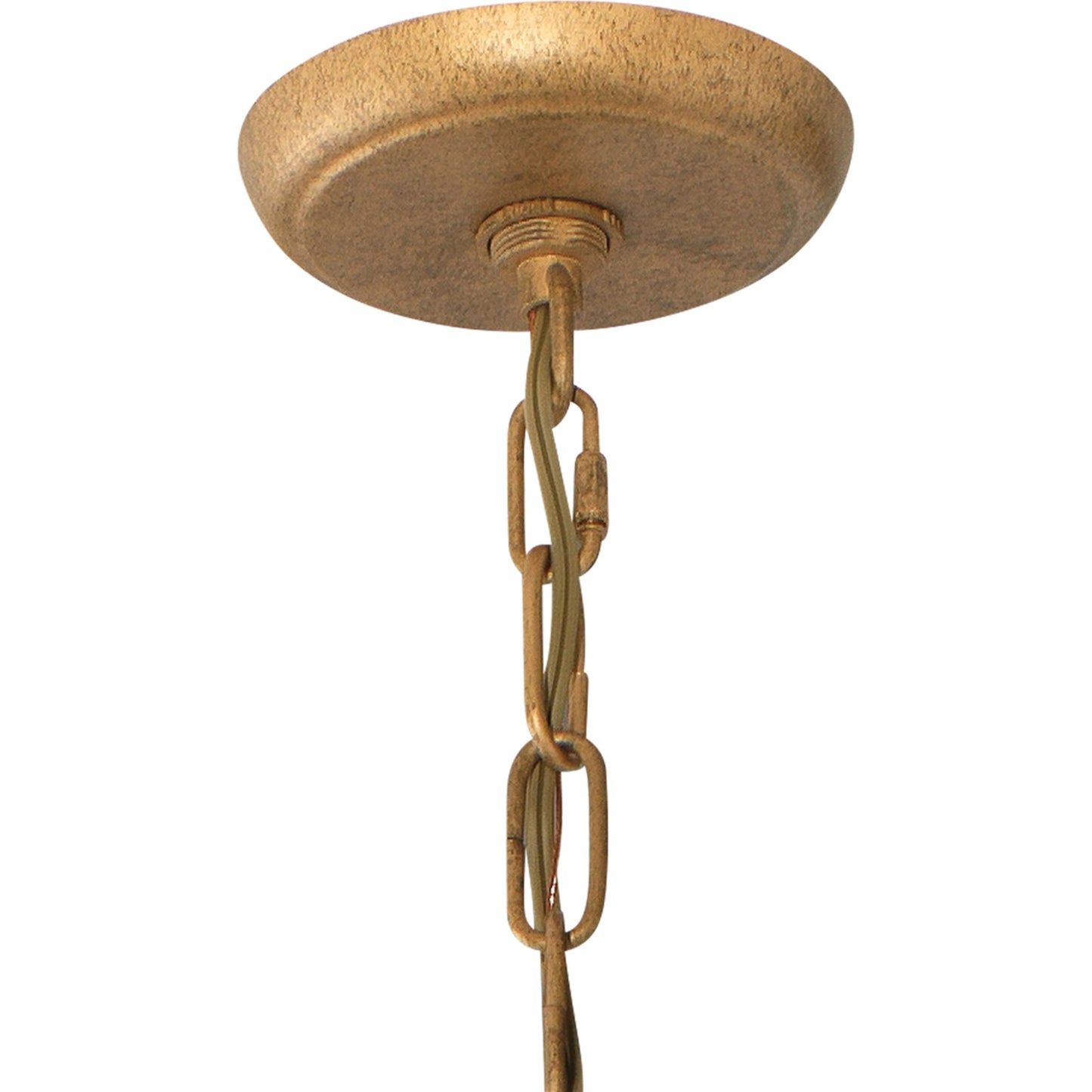 004 SR-707880 | Closeup | Crystal Pendant Chandelier by Lifestyle by JY in antique gold with clear crystals. Made from iron, glass in a transitional style.