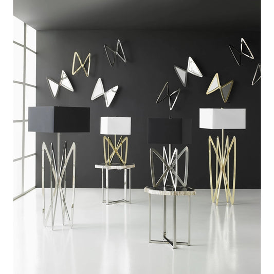 Butterfly Wall Art by Phillips Collection in brass. Made from unique in a coastal style.