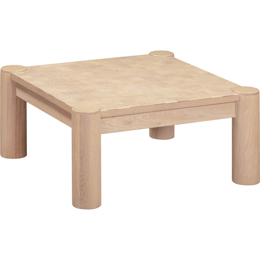 001 SI-2527490 | Primary Silo | Checkerboard Coffee Table by LH Imports in biscotti oak. Made from european oak, mdf, veneer american oak in a unique style.