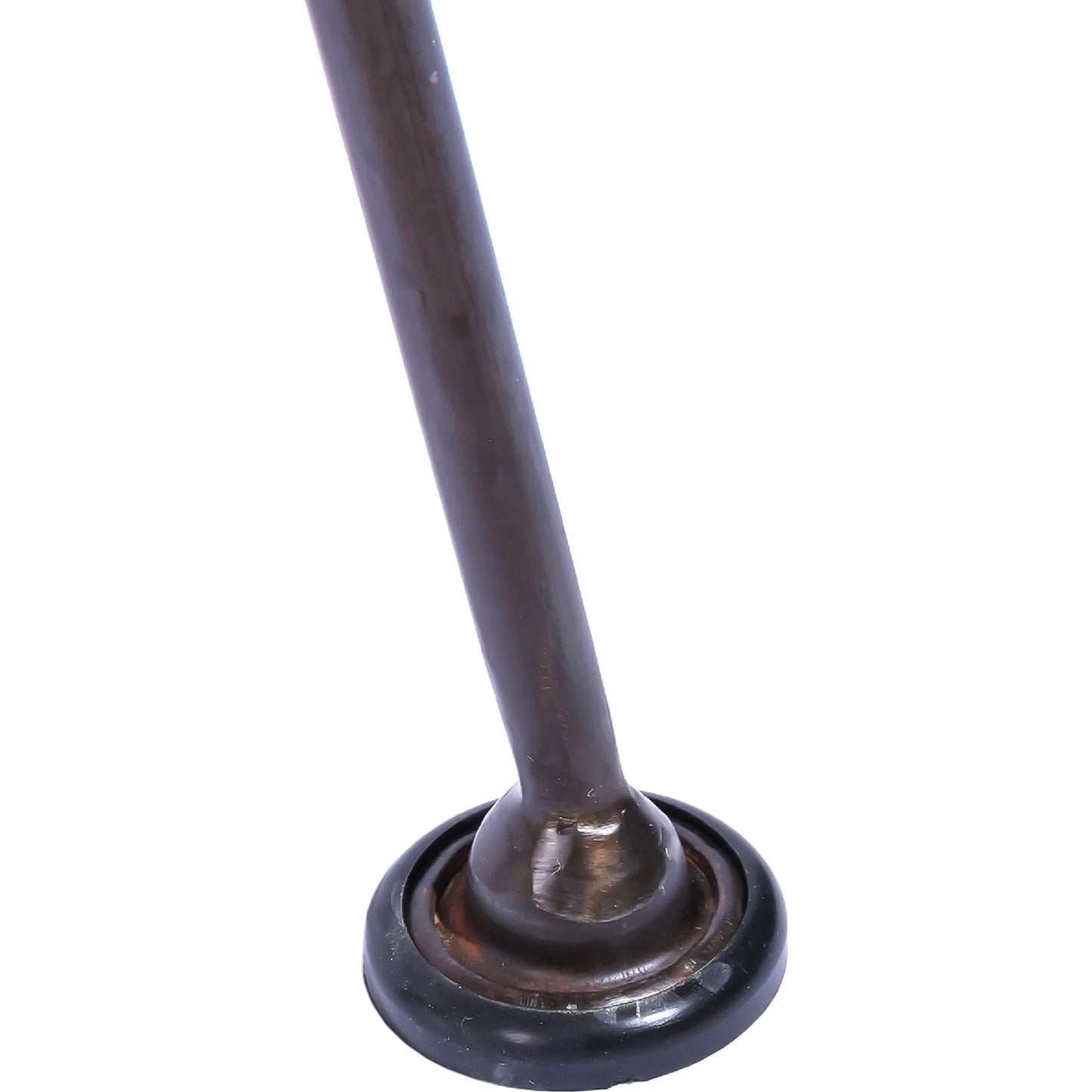004 SI-2448714 | Additional Silo | Arthur Bar Stool, Wooden Seat by Zentique in matte black steel, dark brown wood. Made from steel, wood in a unique style.