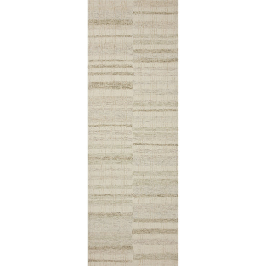 Chris CHR-02 Rug by Chris Loves Julia x Loloi in natural, sage. Made from 100% wool in a unique style.