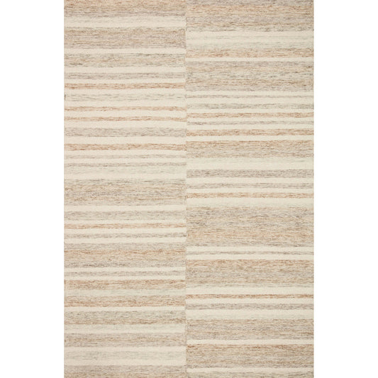 Chris CHR-03 Rug by Chris Loves Julia x Loloi in ivory, clay. Made from 100% wool in a unique style.