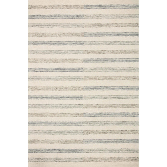 Chris CHR-05 Rug by Chris Loves Julia x Loloi in ivory, slate. Made from 100% wool in a unique style.