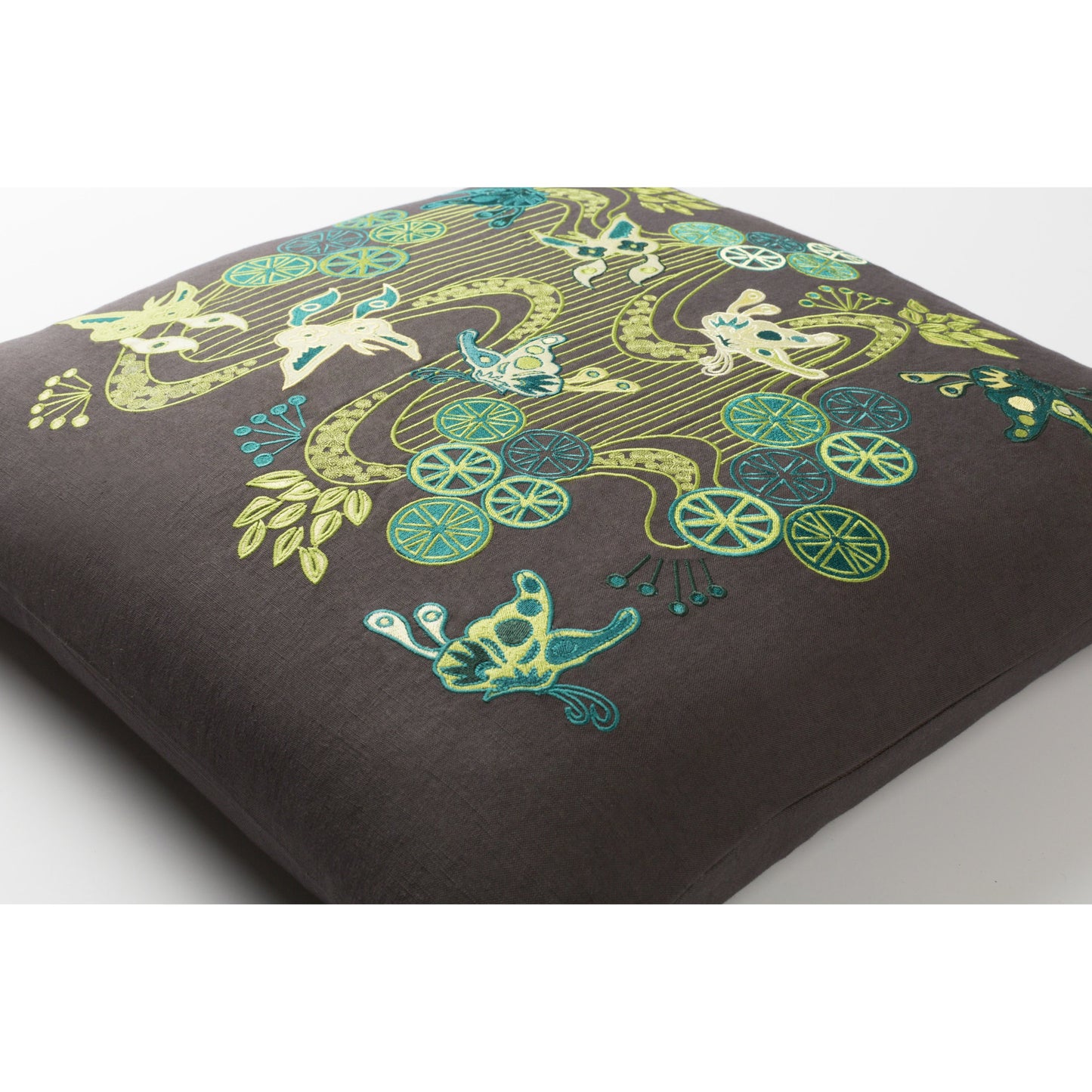 006 S-228269,S-228270,S-228271,S-228272,S-228273,S-228274 | Additional Silo | Chinese River Pillow - 11885 by Surya. Made from 55% linen, 45% cotton in a modern style.