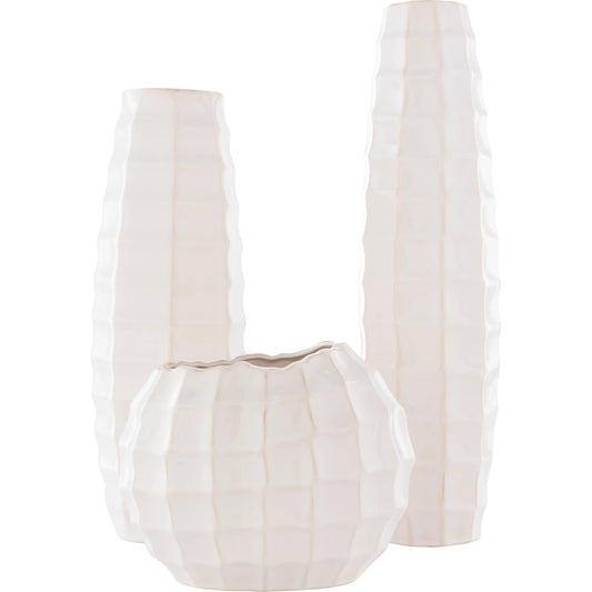 Cirio - 24675 (Set of 3) by Surya in glazed. Made from ceramic in a coastal style.
