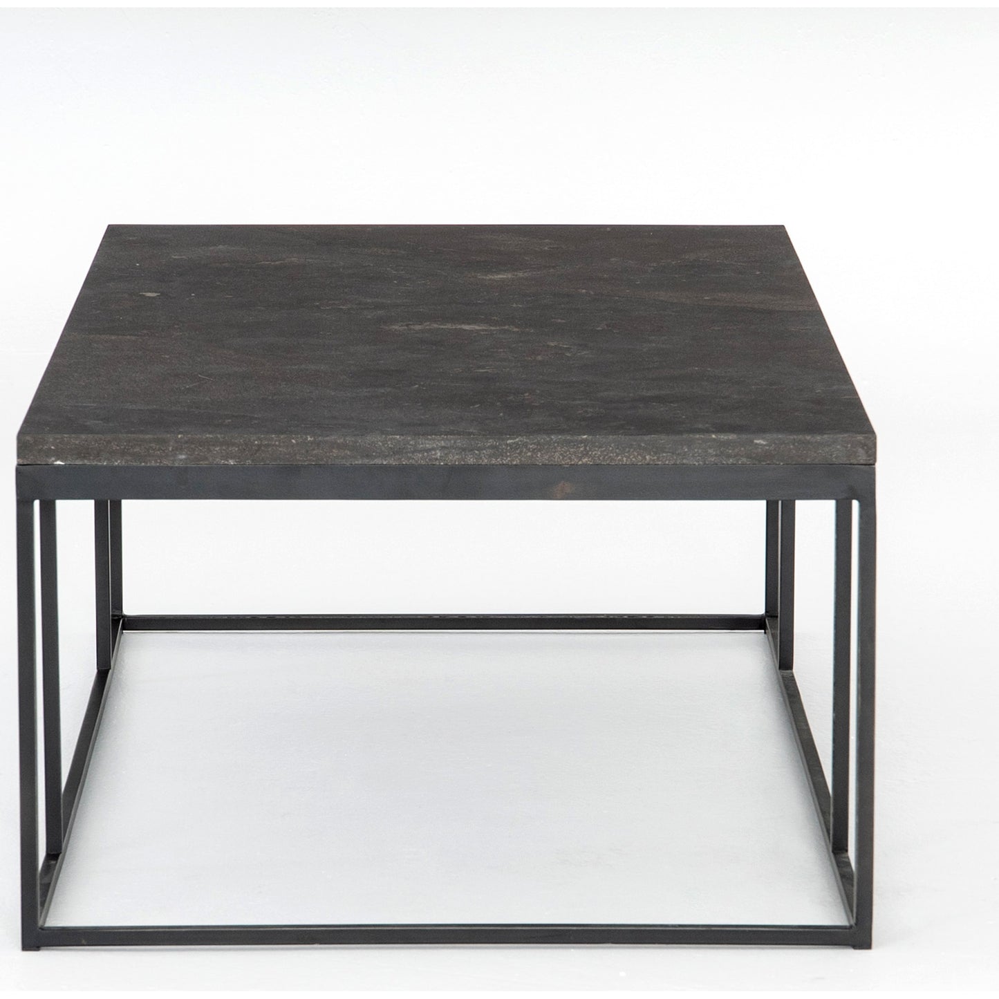 004 S-338907 | Additional Silo | Harlow Coffee Table by Four Hands in blue stone, gunmetal. Made from bluestone, iron in a modern style.
