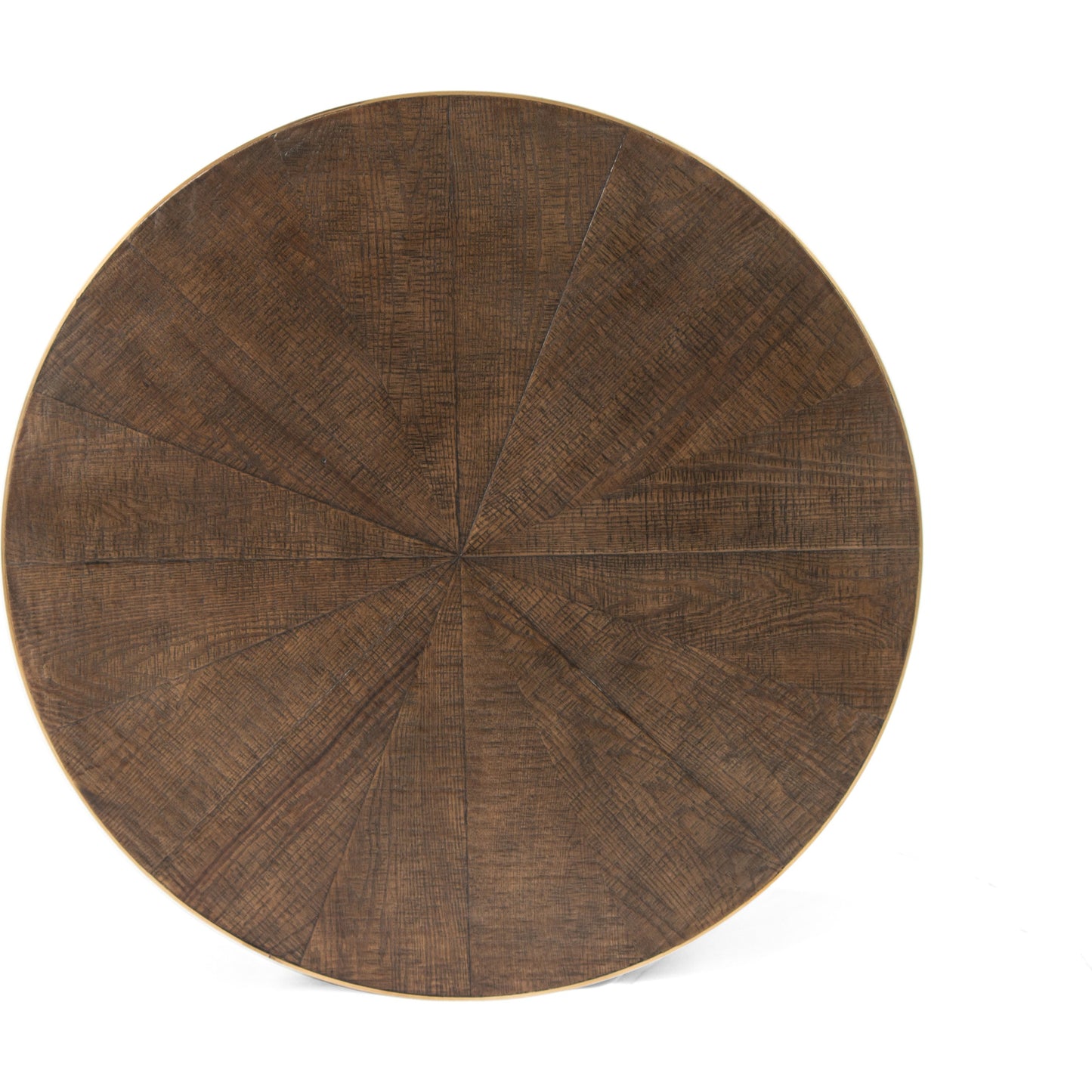 007 S-258355 | Additional Silo | Perry Coffee Table by Four Hands in ebony, light ebony and bright brass clad, ebony, light ebony. Made from solid oak, brass in a cottage & farmhouse style.