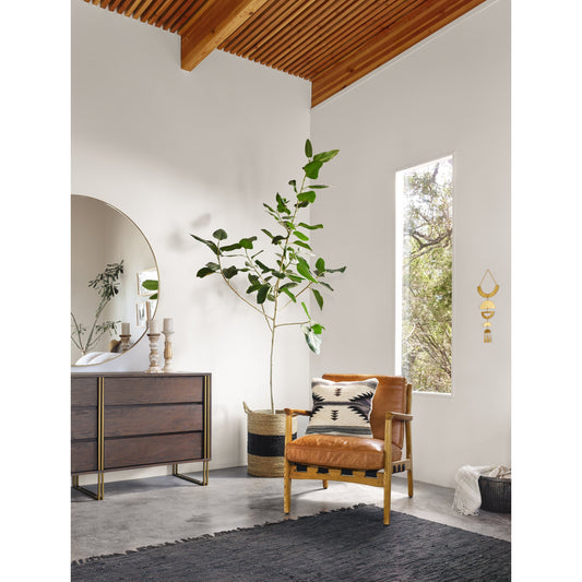 Bellvue Round Mirror by Four Hands. Made from unique in a modern style.