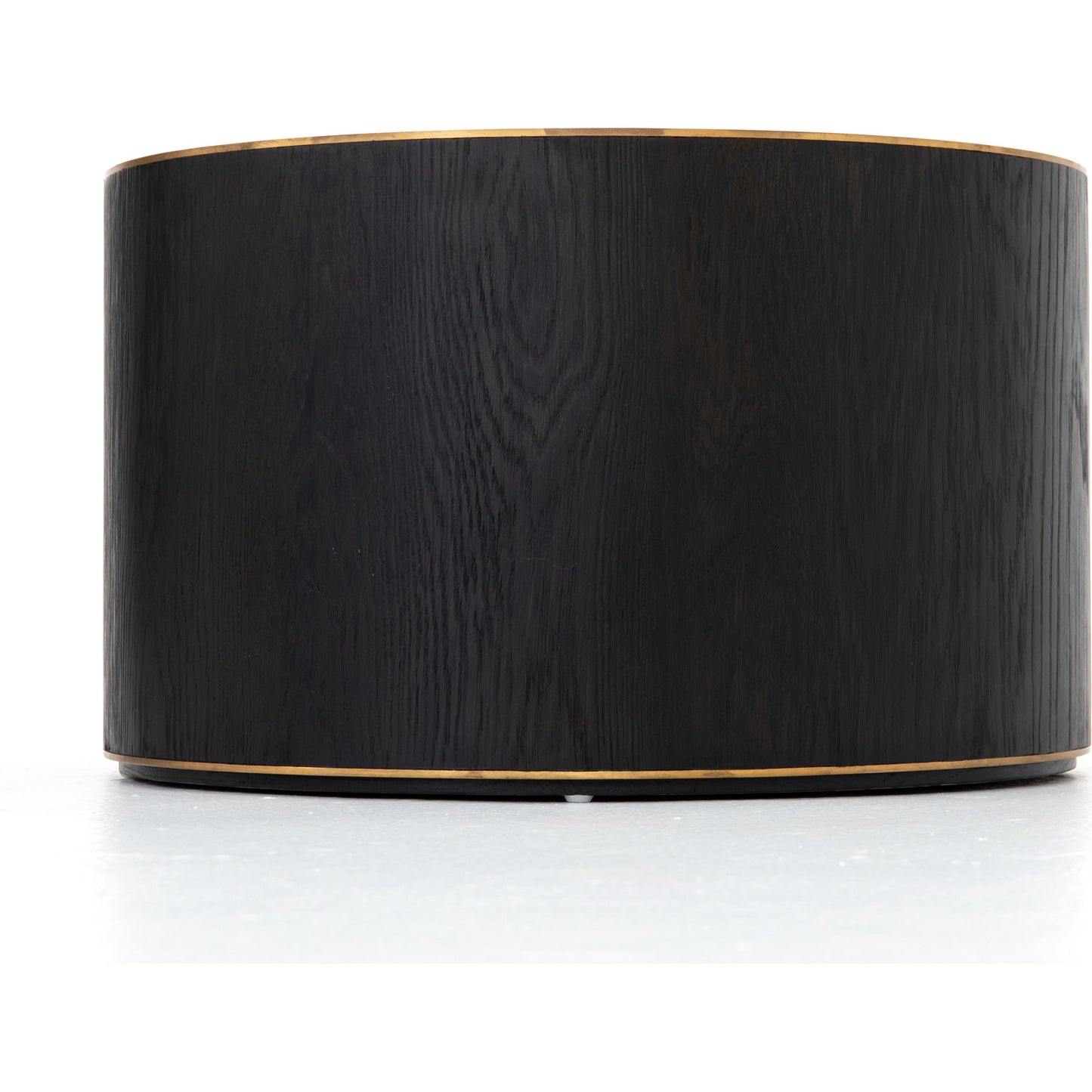 002 SR-369172 | Additional Silo | Perry Bunching Table by Four Hands in bright brass clad, ebony. Made from solid oak, brass in a eclectic & global style.