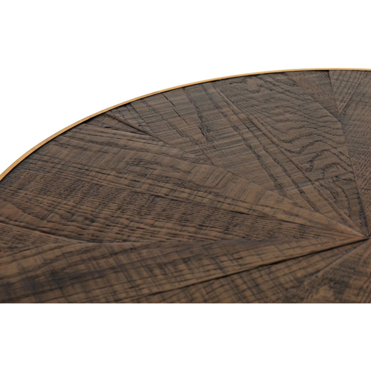 007 SR-369172 | Additional Silo | Perry Bunching Table by Four Hands in bright brass clad, ebony. Made from solid oak, brass in a eclectic & global style.