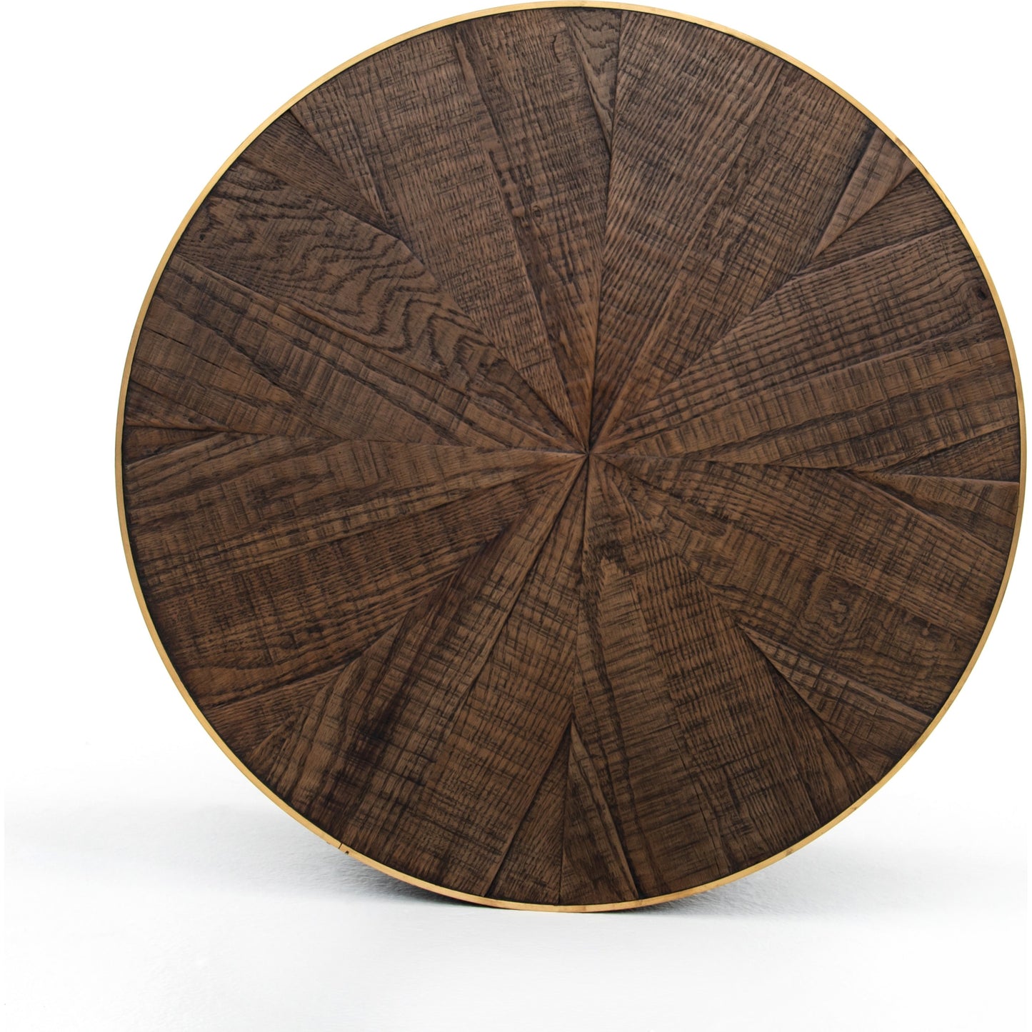 003 SR-369172 | Additional Silo | Perry Bunching Table by Four Hands in bright brass clad, ebony. Made from solid oak, brass in a eclectic & global style.