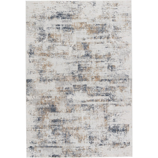 Cirque CIQ42 Rug by Jaipur Living in light gray, gold. Made from unique in a unique style.