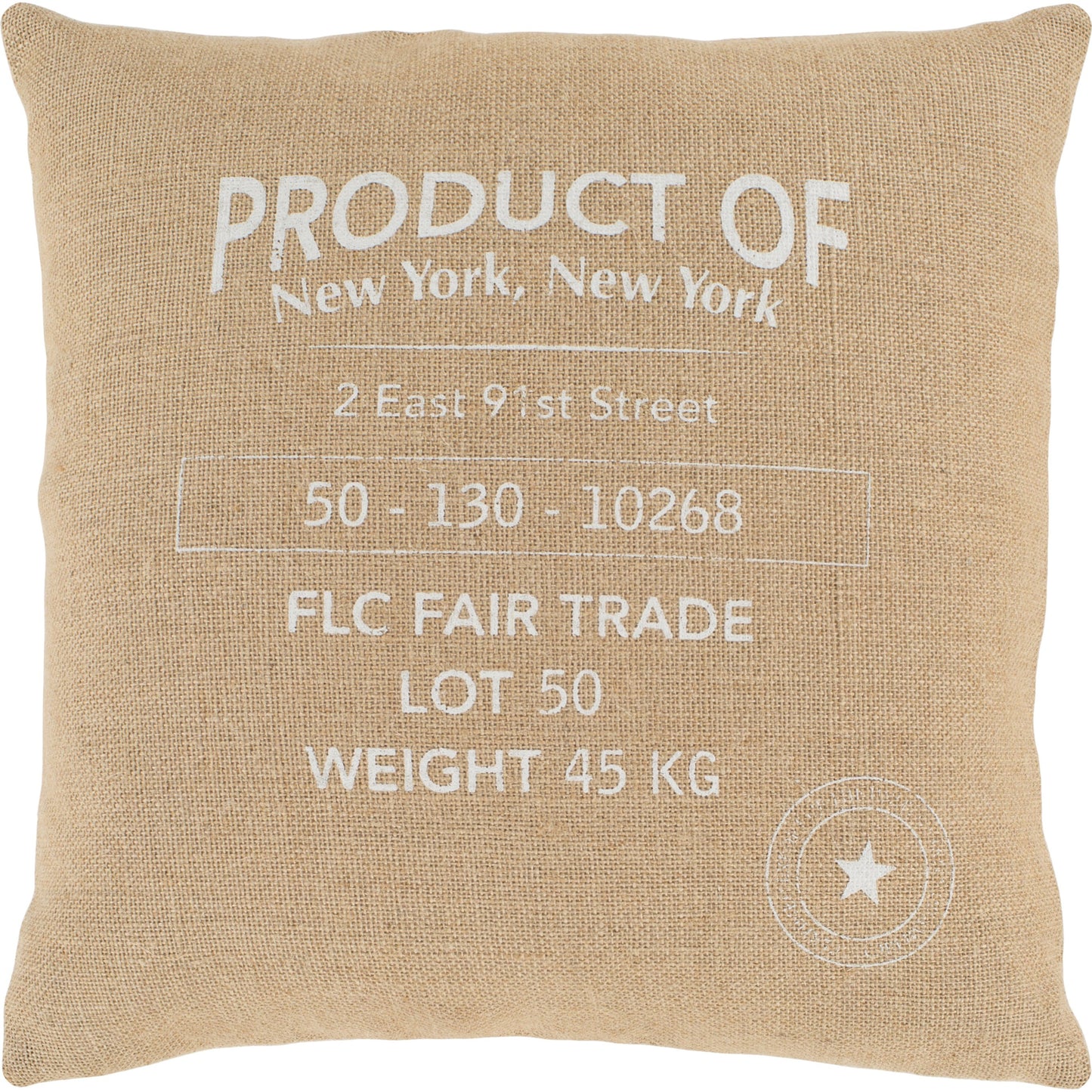 001 S-347047,S-347048,S-347049,S-347050 | Primary Silo | Circa Pillow - 17806 by Surya in tan, ivory. Made from 100% jute in a eclectic & global style.