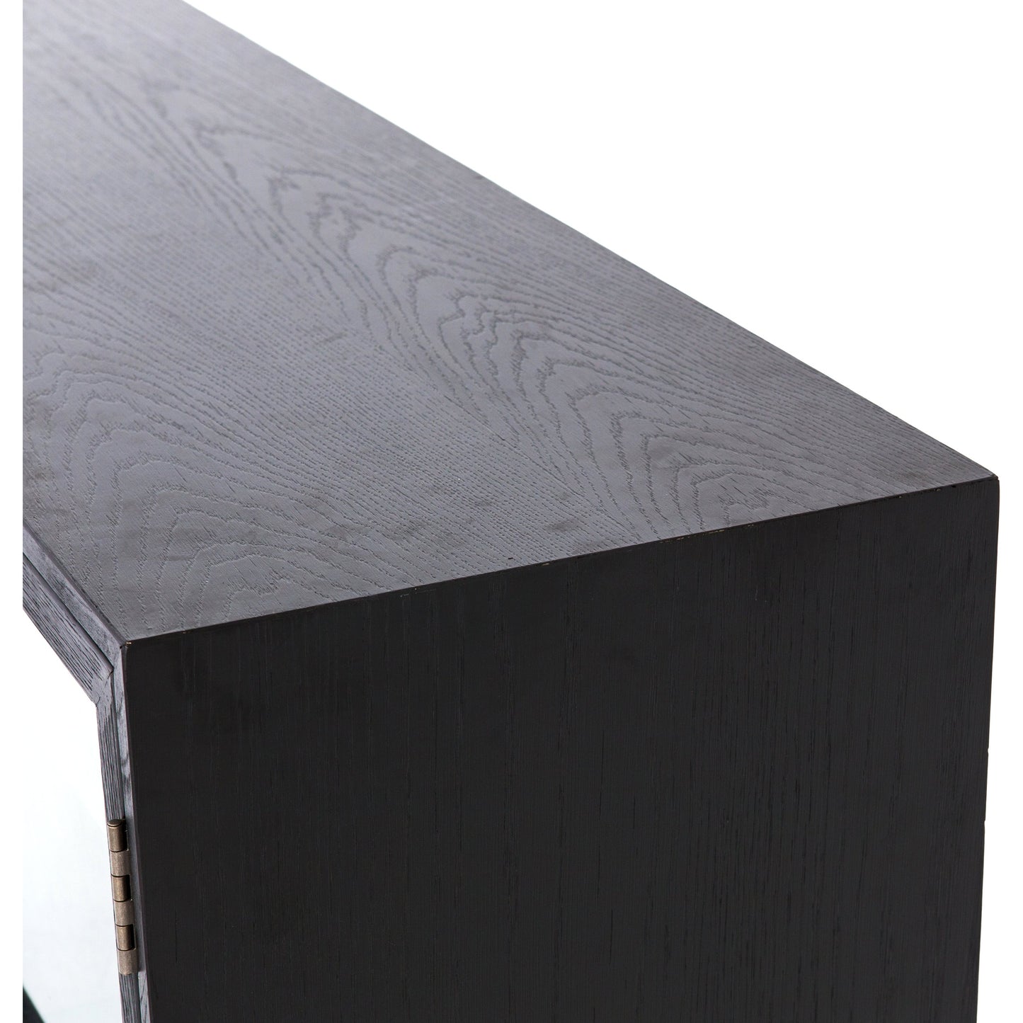 009 SR-369139 | Additional Silo | Millie Sideboard by Four Hands in matte black, drifted oak. Made from unique in a modern style.