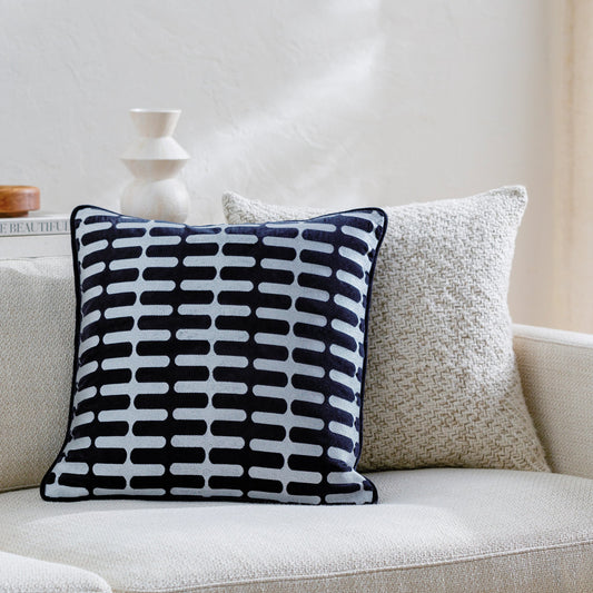 Connecticut Pillow - 485978 by Surya. Made from front: 100% cotton, back: 100% cotton in a modern style.