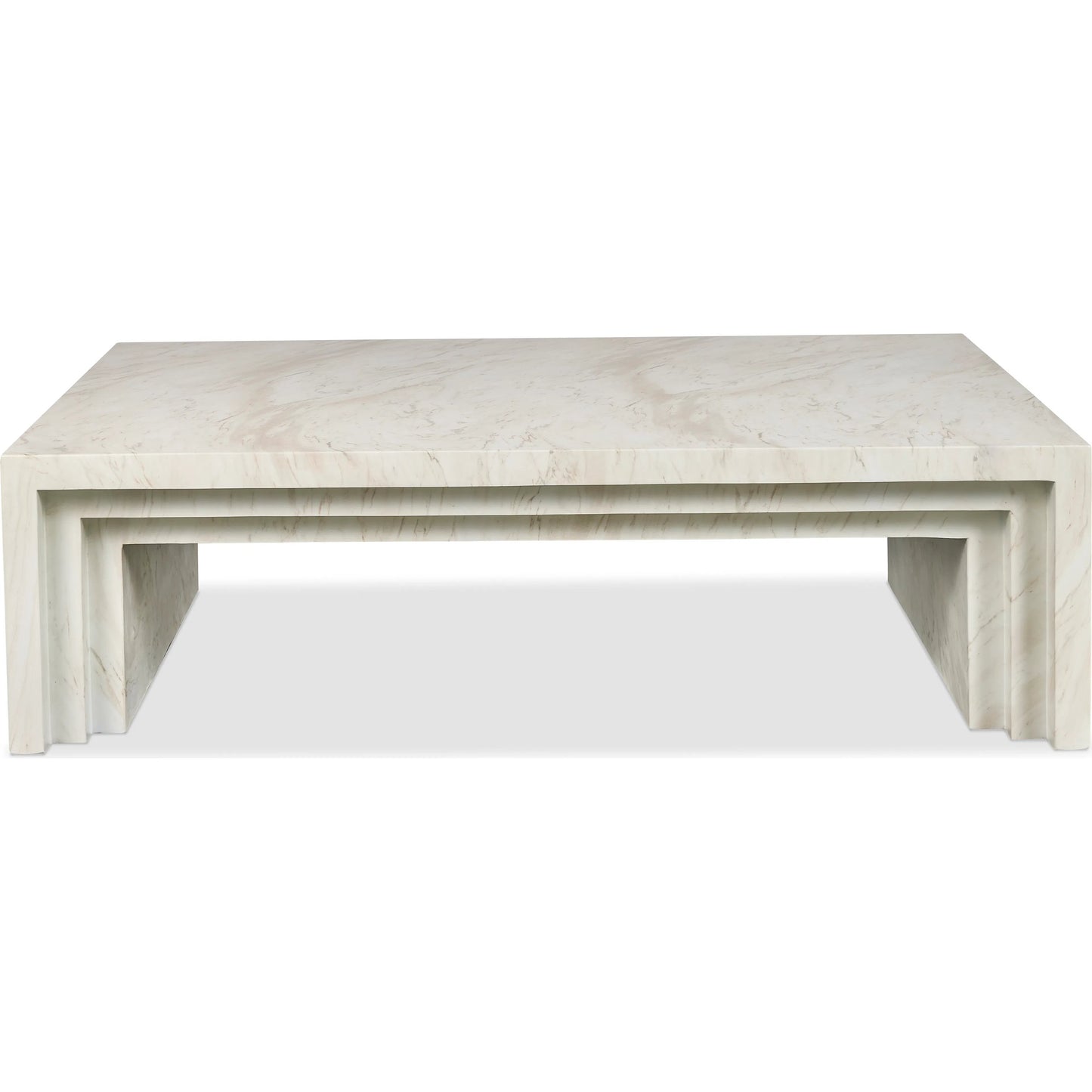 003 SI-2293559 | Additional Silo | Aries Coffee Table Faux Marble by Maitland-Smith in faux marble. Made from unique in a transitional style.