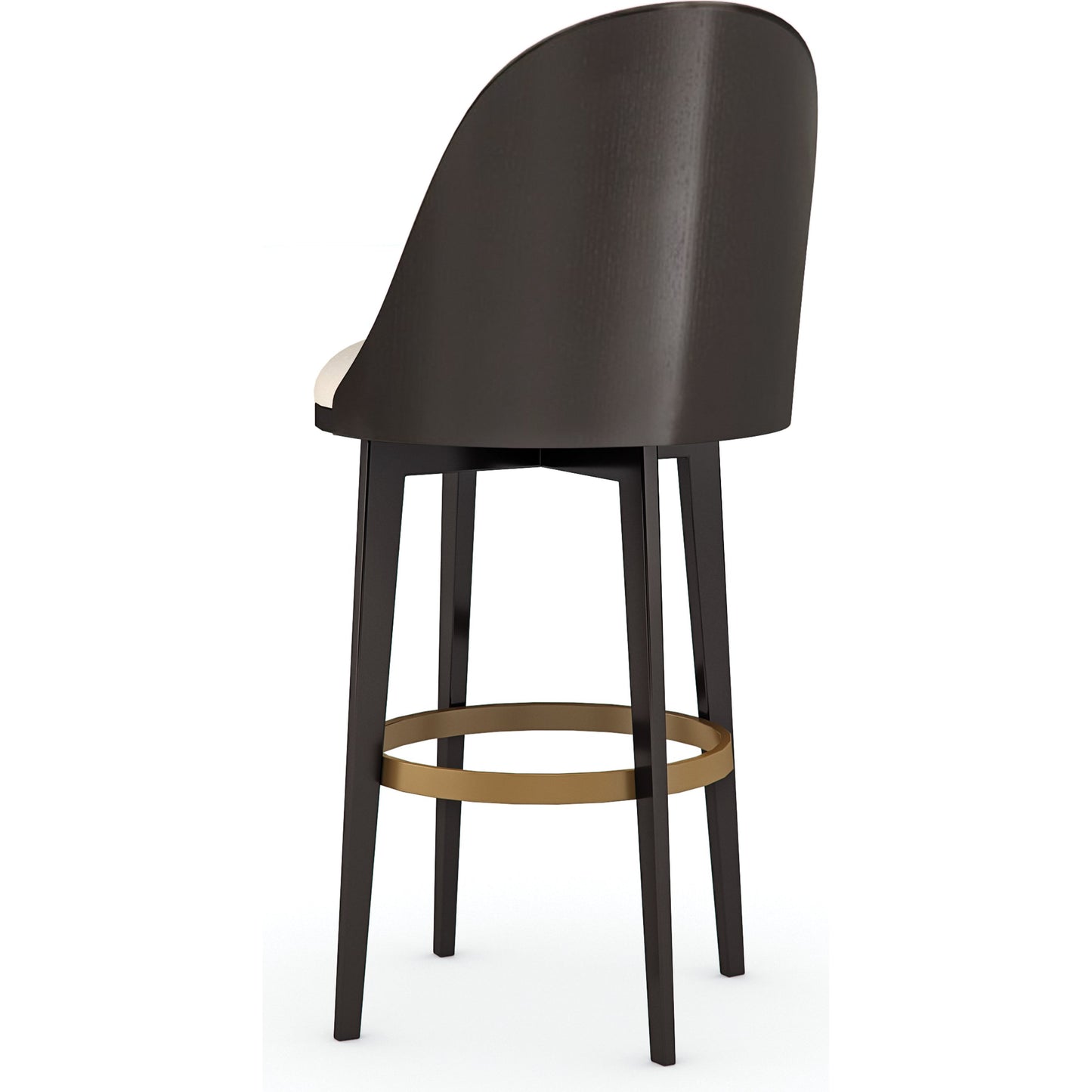 004 SI-1756619 | Additional Silo | Another Round Bar Stool by Caracole. Made from birch in a transitional style.