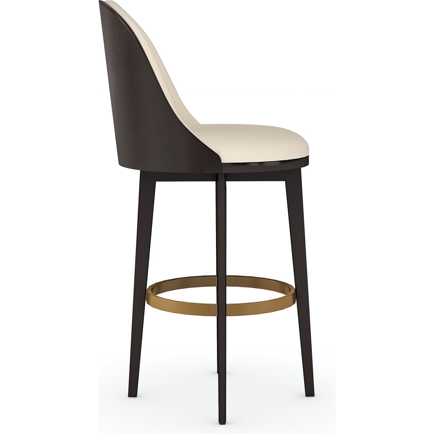 005 SI-1756619 | Additional Silo | Another Round Bar Stool by Caracole. Made from birch in a transitional style.