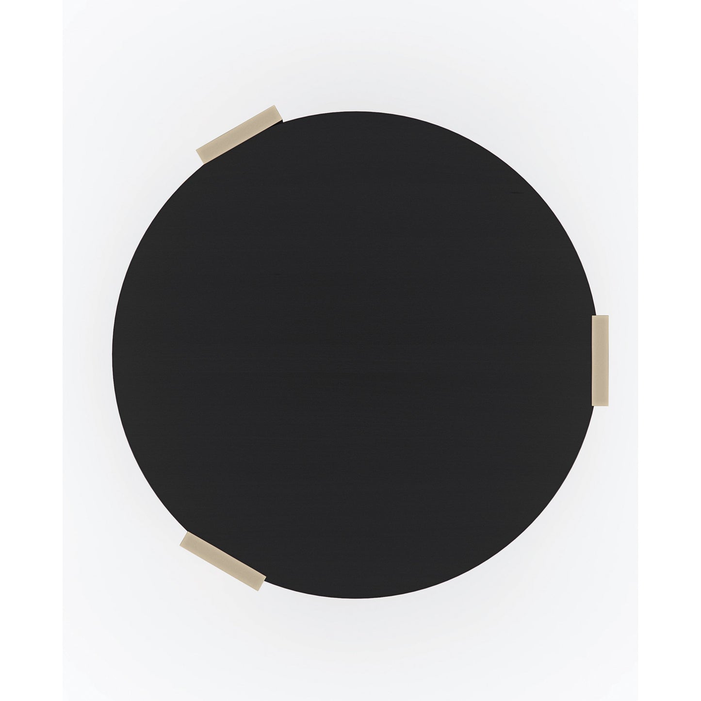 003 SI-1756652 | Additional Silo | Go Around It End Table by Caracole in tuxedo black, whisper of gold and tuxedo black, whisper of gold. Made from birch, acrylic, maple in a modern style.