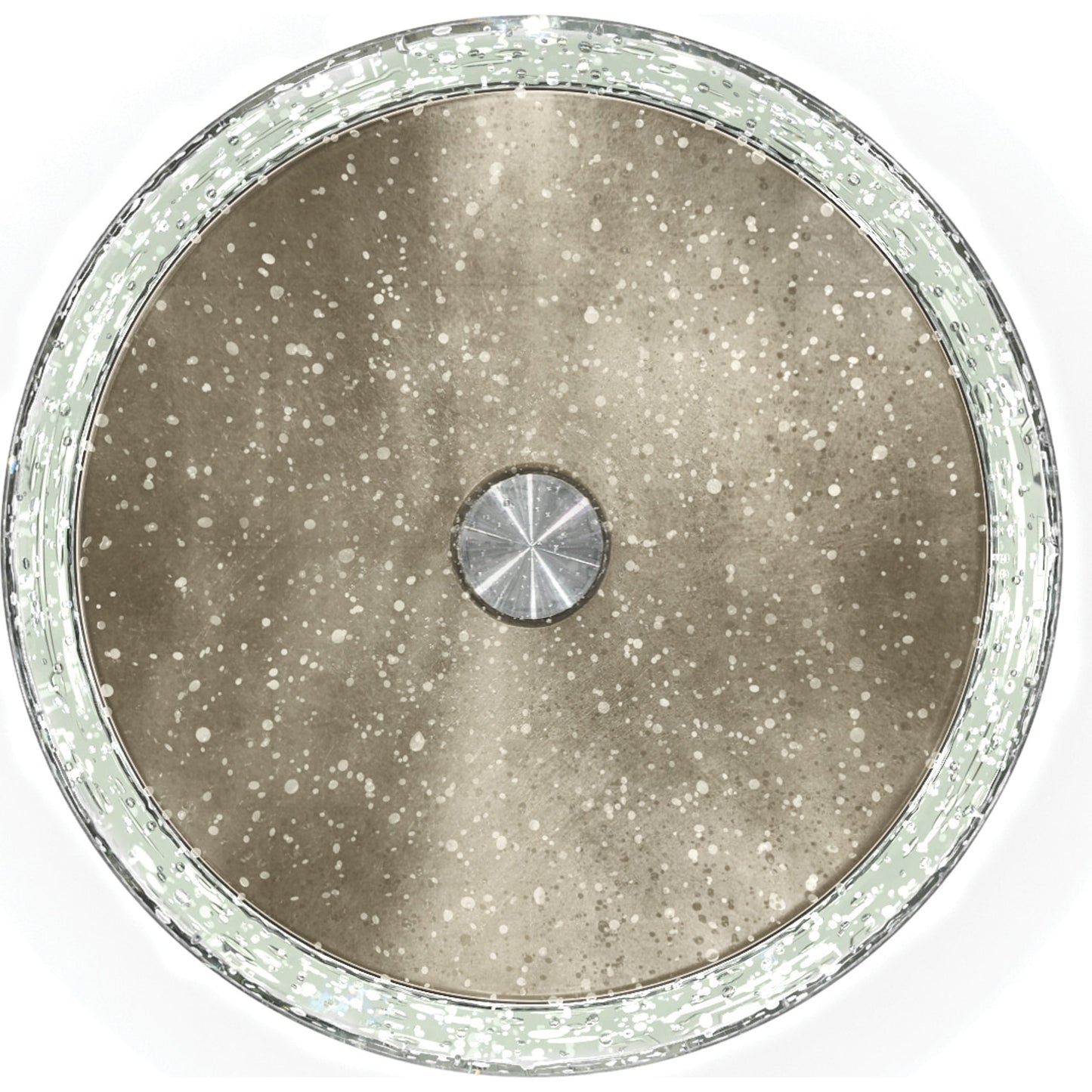 002 SI-1756693 | Additional Silo | Spy Glass End Table by Caracole in silver and oracle leaf. Made from birch in a eclectic & global style.