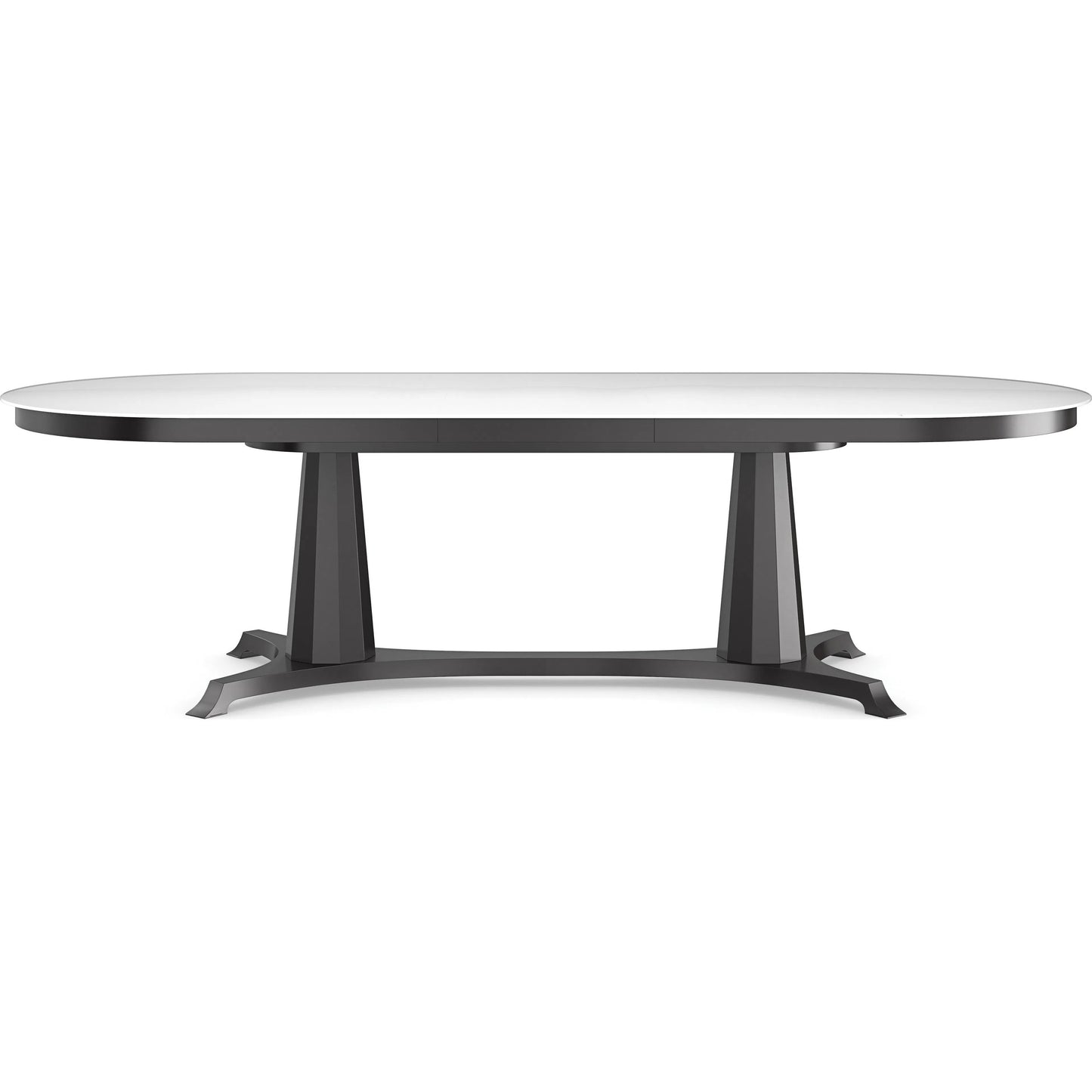 003 SI-2193795 | Additional Silo | Bordeaux Dining Table by Caracole in almost black. Made from asian hardwood, acacia, glass, birch in a unique style.