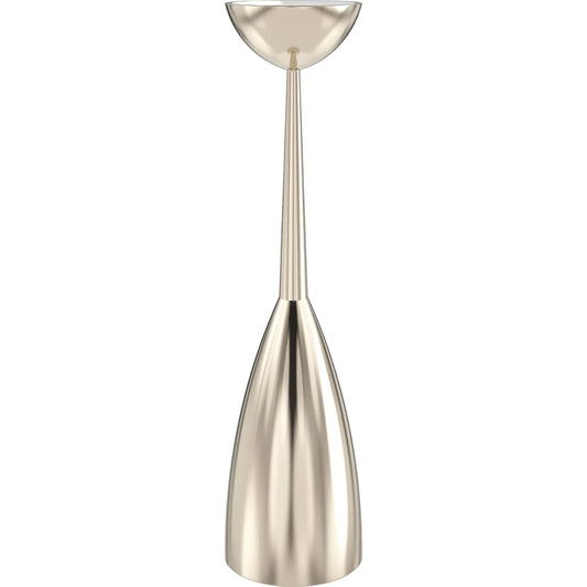 Gamma Spot Table by Caracole in whisper of gold. Made from metal, stone in a modern style.