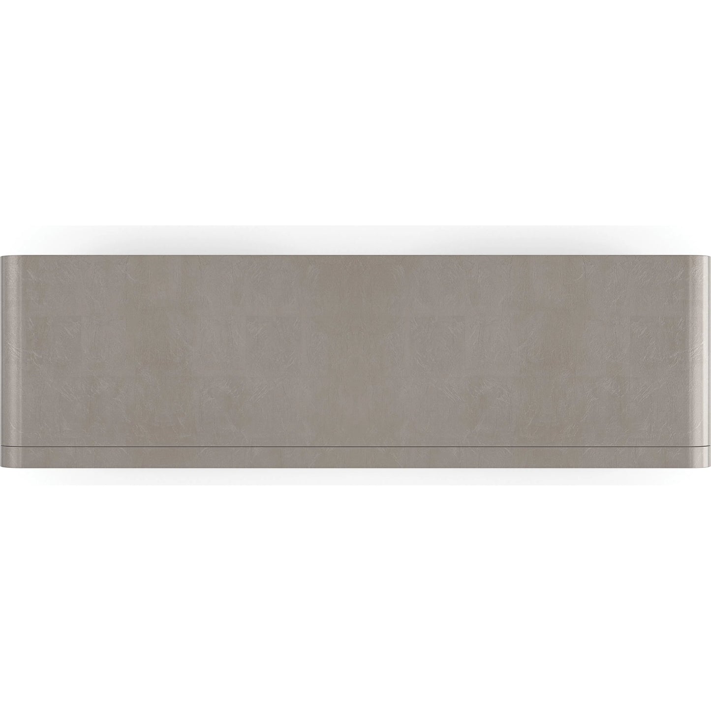 005 SI-2193819 | Closeup | Aero Media Console by Caracole in charcoal leaf, whisper of gold. Made from acacia, mirror, metal, birch in a unique style.